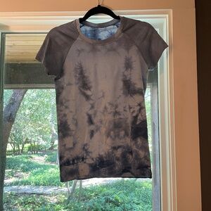 Lululemon Blue Tie Dye Swiftly Top